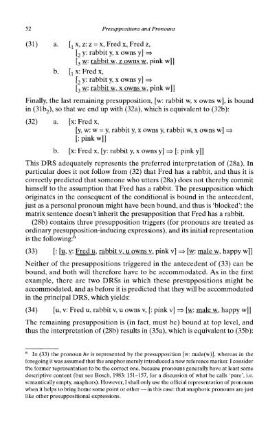 Presuppositions and Pronouns - Nijmegen Centre for Semantics