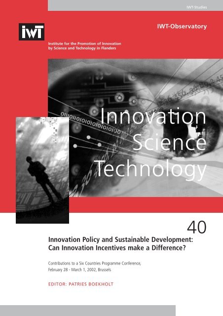 40 Innovation Policy and Sustainable Development - IWT