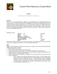 PPR Urea Resin Tech Data - Veneer Systems, Inc.