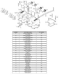 number part name-honda# qty needed 01 cover, cylinder head ...