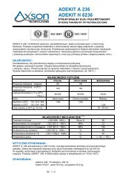 ADEKIT A 236 ADEKIT H 6236 - Amod