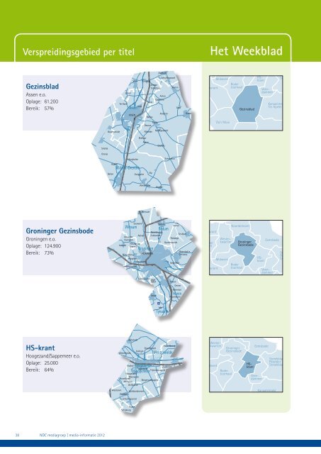 Mediainformatie 2012 - NDC mediagroep