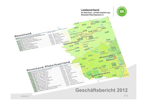 GeschÃ¤ftsbericht 2012 - Landesverband Rheinland-Pfalz