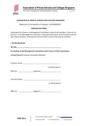2013 APSC Nomination Form