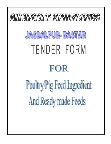 Joint Director of Veterinary Services Jagdalpur, Bastar