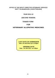 Veterinary Allopathic Vaccine 2 Tender Rajnandgaon