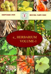 E-Herberium - Chhattisgarh State Medicinal Plant Board