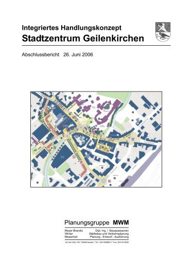 Integriertes Handlungskonzept - Innenstadtentwicklung Geilenkirchen