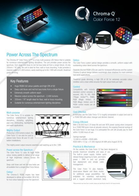 Brochure (PDF) - Chroma-Q