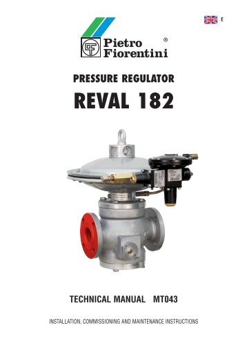 pressure regulator Reval 182 - Pietro Fiorentini