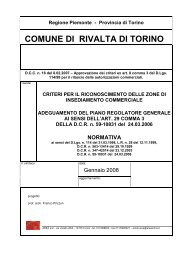 Normativa - Comune di Rivalta di Torino