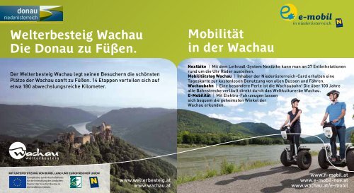 mit e-mobilitÃ¤t - Donauradweg