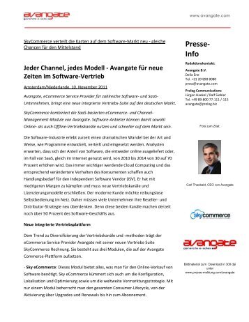 Avangate 'Any channel, Any model' Heralding Shift in Software ...