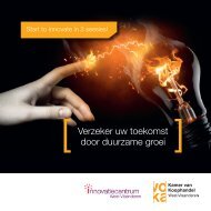 to innovate.pdf - Vlaams Ondernemerschapsbevorderend Netwerk