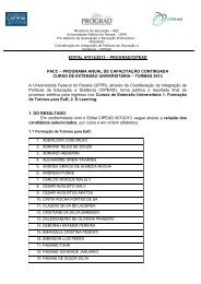 clique - CIPEAD - Universidade Federal do ParanÃ¡