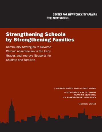 Strengthening Schools by Strengthening Families