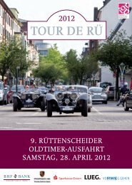 TOUR DE RÜ - Interessengemeinschaft Rüttenscheid IGR