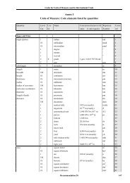 Annex I Units of Measure: Code elements listed by quantities - UNECE