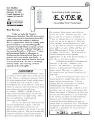 E.S.T.E.R. - The Torah School Of Greater Washington