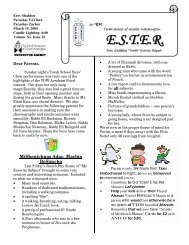 E.S.T.E.R. - The Torah School Of Greater Washington