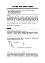 Signaux UWB impulsionnels - URSI-France