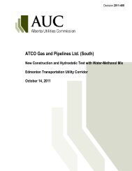 2011-409 - ATCO Gas and Pipelines Ltd. (South) New ... - AUC.ab.ca