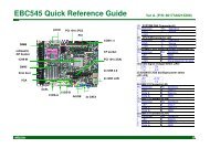 EBC545 Quick Reference Guide - Nexcom