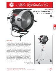 Type 6801 â 12000/18000 Watt DayLite Fresnel - Mole-Richardson