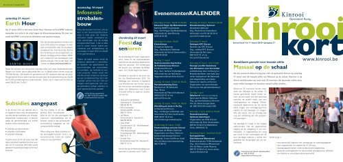 EvenementenKALENDER Feestdag senioren ... - Gemeente Kinrooi