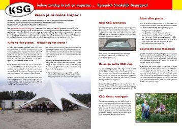iedere zondag in juli en augustus ... Kessenich ... - Gemeente Kinrooi