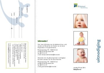 uitnodiging - Gemeente Kinrooi
