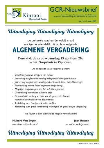 nr 1 - Gemeente Kinrooi
