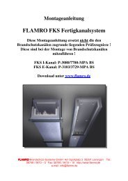 P-3080/7780-MPA BS FKS E-Kanal - Flamro Brandschutz-Systeme ...