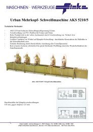 Schweißmaschine AKS 5210/5 - finke-maschinen.com