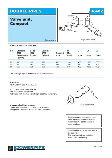 Curved pipes - Powerpipe