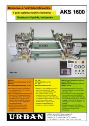 Urban SV 494 Schweißraupen Verputzmaschine - finke-maschinen ...