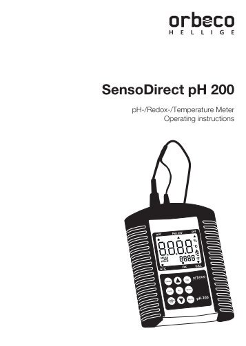 SensoDirect pH 200 - Orbeco-Hellige