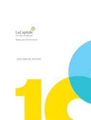 2010 ANNUAL REPORT - La Capitale assurances gÃ©nÃ©rales