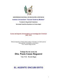 DÃ±a. Paula Casas Noguerol EL AGENTE ENCUBIERTO - Instituto ...