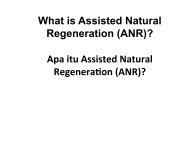 What is Assisted Natural Regeneration (ANR)? Apa itu Assisted ...