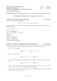 2. Nichtlineare Optimierung: Grundlagen (WS 2011/12) - M1