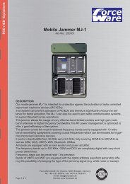 Mobile Jammer MJ-1 - Force Ware