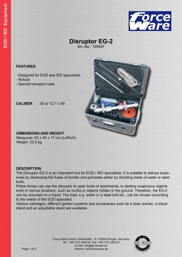Disruptor „EG-2“ - Force Ware