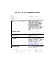 B140W - Employee Tuition Assistance Guidelines - Human Resources