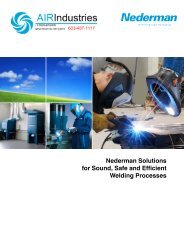 Nederman Solutions for Sound, Safe and Efficient Welding Processes