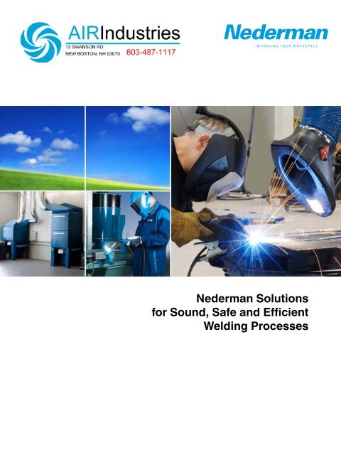 Nederman Solutions for Sound, Safe and Efficient Welding Processes