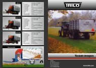 Vacuum sweepers - Trilo