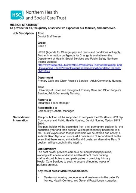 MISSION STATEMENT To provide for all, the quality of  - HSCRecruit