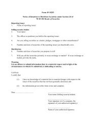 Form 45-102F1 Notice of Intention to Distribute Securities under ...