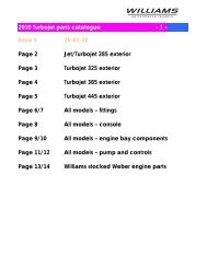 2010 Turbojet parts catalogue - 1 - Issue 1 25-01-10 Page 2 Jet ...